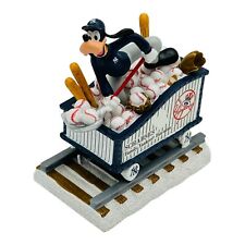 NY Yankees Sculpted Train Collection Mickey & Friend Fueled For A Home Figurine picture