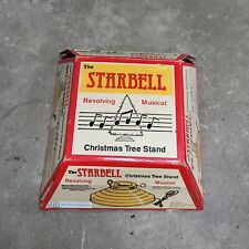 Vintage Gold STARBELL  Revolving Christmas Tree Stand Musical Tested 69-RM CLEAN picture