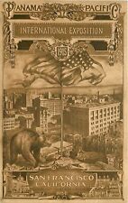 Postcard 1915 California Poster Style PPIE Advertising Panama Pacific CA24-2040 picture