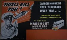 Maremont Mufflers “ Carbon Monoxide Kills Thousands Every Year” Advertisement  picture