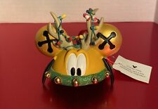 Pluto Reindeer Christmas Ear Hat Ornament Disney Limited Edition #3596/6500 picture