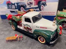 Super Beauty Franklin Mint Franklin Mint 1 24 Scale Christmas Truck Set of 2 N picture