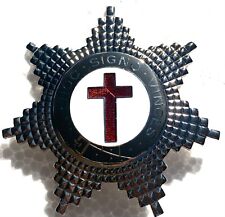 Knights Templar Silver uniform badge picture