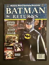 BATMAN RETURNS~Official Movie Souvenir Magazine~1992~Topps~100+ Photos~ picture