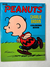 Vintage 1972 Peanuts Coloring Book Charlie Brown Snoopy Saalfield Unused picture