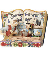 Jim Shore Disney Traditions Pinocchio and Geppetto Storybook Figurine picture