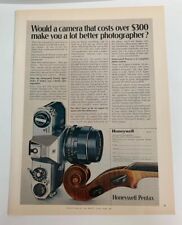 1972 Honeywell Pentax Spotmatic Takamur Lens Vintage Color Print Ad picture