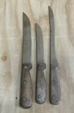 Vintage Case XX Cutlery The Early Americans Set Of 3 Stainless Kitchen Knives picture