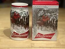 2017 Budweiser Holiday Stein Beer Christmas Anheuser-Busch Holiday Tradition picture