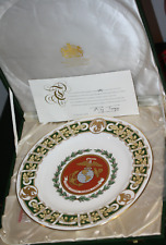 Commemorative 1975 Decorative Plate US Marine USMC Military Limited Edition COA picture