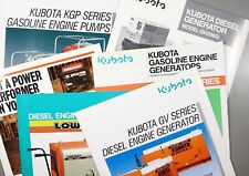 6 KUBOTA Brochures/Literature GV Series Diesel Generator Low Boy Gasoline AV (H) picture