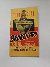 Unique 1938 Notebook Broken Aro Coal Oklahoma Coal Mine Kansas  picture