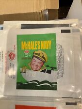 1965 FLEER McHALE'S NAVY TV SHOW GUM WRAPPER TOTALLY INTACT GREAT DISPLAY ITEM picture