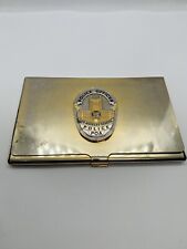 VINTAGE OBSOLETE LOS ANGELES SCHOOL POLICE POA BUSINESS CARD HOLDER picture