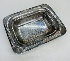 Antique Silver Plated Trinket Dish 6” Art Decor No. 344 Signed X1 picture