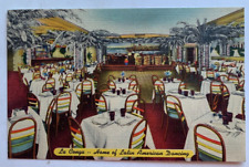 NY Postcard New York La Conga Latin American Dancing Club tables 51st - Broadway picture
