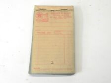 VINTAGE 1940'S TEXACO SERVICE FIRE CHIEF PART ORDER FORM SLIPS PAD PRE-OWNED  picture