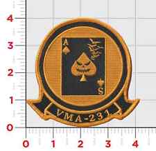 VMA-231  ACE OF SPADES HALLOWEEN HOOK & LOOP PATCH picture