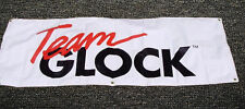 Official FACTORY Team Glock Pistol Banner 2' x 5' - Excellent Condition picture