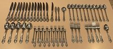 Oneida USA Raphael  STAINLESS FLATWARE 57 PCS FAIR Condition picture