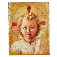 The Christ Child Square Tile Plaque with Stand Cateholic Church Supplies picture