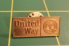 Vintage United Way Pin Logo Goldtone Lapel Pin picture