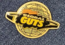 Vintage Nickelodeon GUTS 1995 Video Game RARE HTF advertisement PIN  Back PIN picture