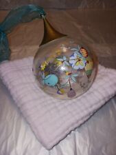 vtg Rosenthal classic rose hand painted glass ornaments picture