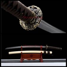Japanese Samurai Sword Clay Tempered  Differential harden T10 steel Katana Sharp picture