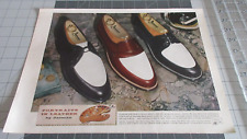1957 Jarman Shoes Nashville Tn. Portraits in Leather, Vintage Print AD picture