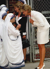 PRINCESS DIANA Photo 4x6 Mother Teresa Lady Di Royal Collectibles picture