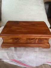 Handmade 2002 Wooden Box. It’s A Beauty 10x3” picture