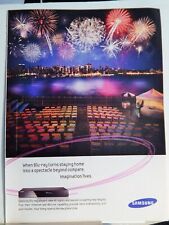 SAMSUNG BLU-RAY PLAYERS  ORIG  VTG 2008  ADVERTISEMENT picture