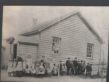Vtg c.1910s Schodack NY SCHOOL HOUSE Kids Teacher Classroom Lantern Glass Slide picture