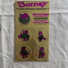 BARNEY & BABY BOP CAPS GOLD SERIES FOIL 1993 HAWAII LIMITED EDITION RARE picture