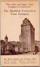 c 1905 Hartford, Connecticut Trust Company Building Advertising Postcard picture