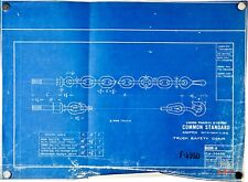 1916 Union Pacific/ Utah Railroad Blueprint- ‘Truck Safety Chain’ 15” x 11” picture