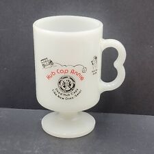Vintage Hub Cap Annie Milk Glass Coffee Mug Cup USA picture