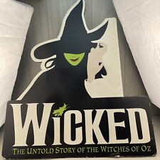WICKED DOUBLE SIDED DISPLAY SIGN ADVERTISEMENT FOAM CORE DIECUT 29