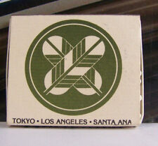 Rare Vintage Matchbook X1 California Los Angeles Santa Ana Tokyo Horikawa Restau picture