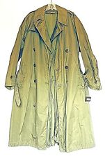 Post WW2 US Army Officer Field Named Trench Coat Size 39~L late 40's early 50's picture