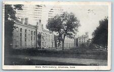 Postcard IA Anamosa State Reformatory Prison Penitentiary c1920s View T15 picture