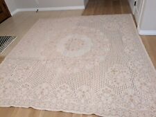 Vintage Lace Coverlet For Bed Approx 96