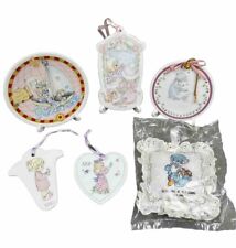 Vintage Precious Moments Easter Christmas Ornaments Pillow - Lot of 6 - New 90’s picture