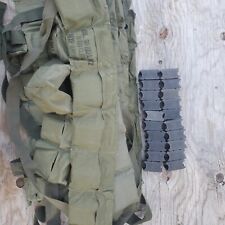 LOT OF 20 GREEK SURPLUS USGI M1 Garand CLIPS,  AND 12 BANDOLIERS WITH CARDBOARD  picture
