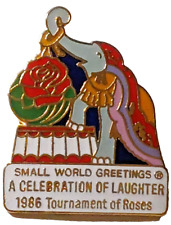 Rose Parade 1986  Small World Greetings 97th Tournament of Roses Lapel Pin picture