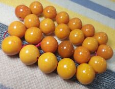 old bakelite amber 328 grams 24 piece beads suitable for rosary old bacalite picture