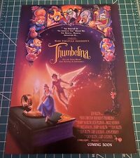 Rare Thumbelina Movie Advertisement VHS Warner Bros Ad Vintage picture