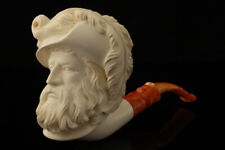srv - King Size Cavalier Block Meerschaum Pipe with fitted case 15331 picture