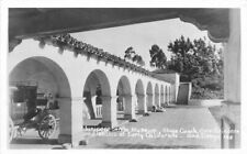 California Junipero Sierra Museum Stage Coach 1940s San Diego Postcard 7003 picture